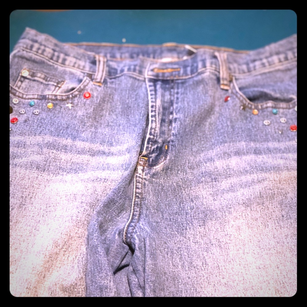 Embellished Boot cut jeans with stretch
